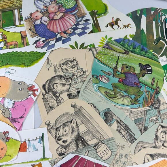 Ephemera Lot Scrapbooking Crafts Junk Journal Animals Nature Whimsical Vtg Pages - Picture 4 of 13